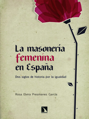 cover image of La masonería femenina en España